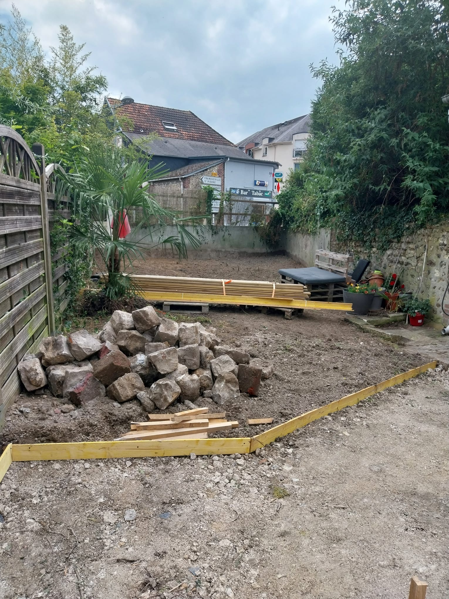 Aménagement extérieur Amfreville La Mivoie