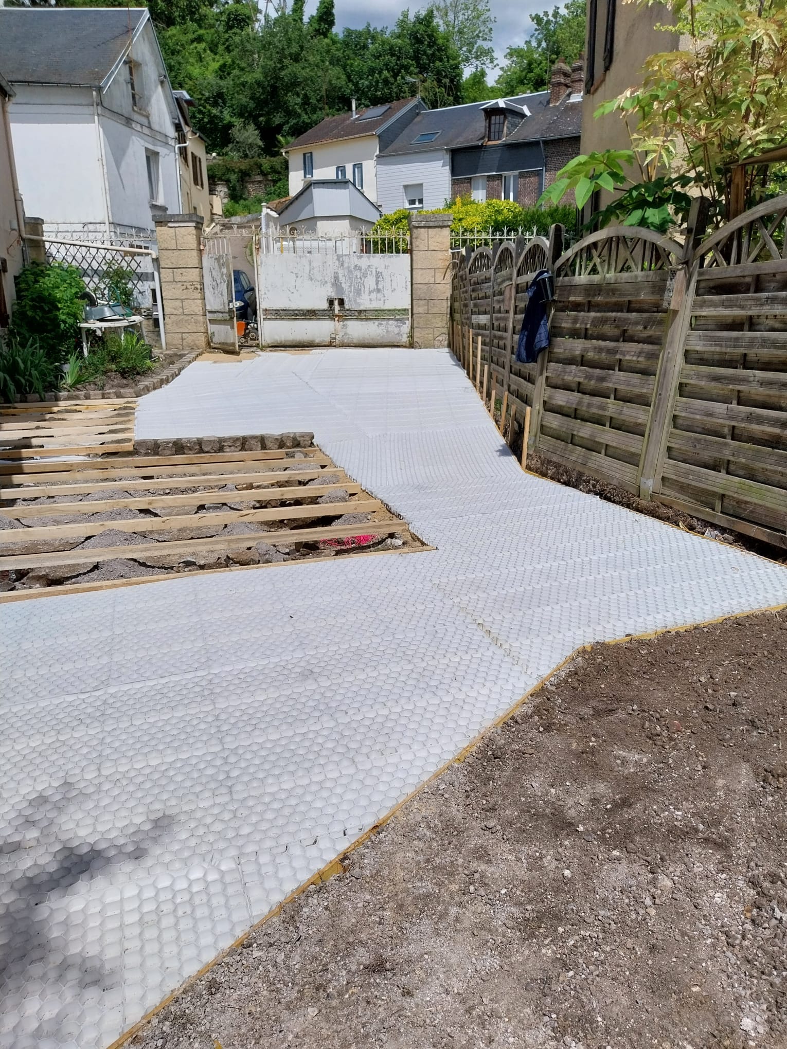 Aménagement extérieur Amfreville La Mivoie